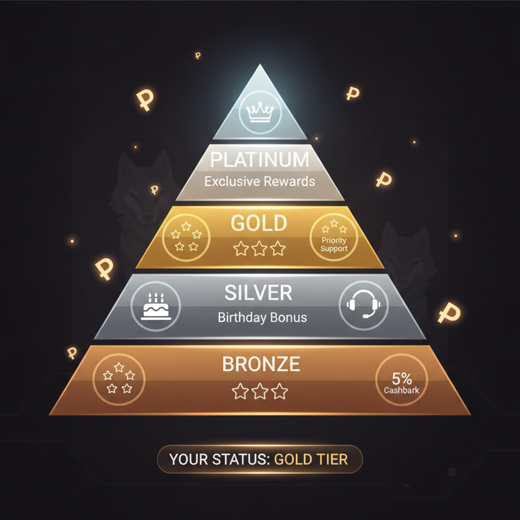 Illustration: Gray Wolf Gaming VIP Program Breakdown: Tier Benefits and Promotion Speed